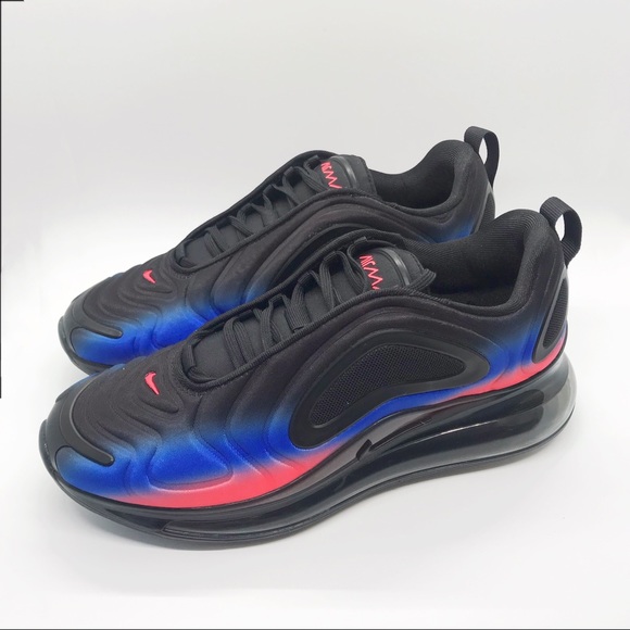 Nike Air Max 720 black racer blue M7 - Picture 5 of 8